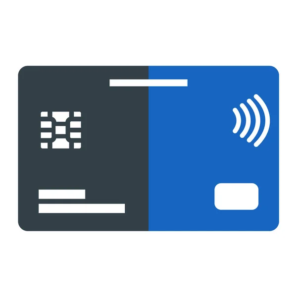 Creditcard Pictogram Vector Illustratie — Stockvector