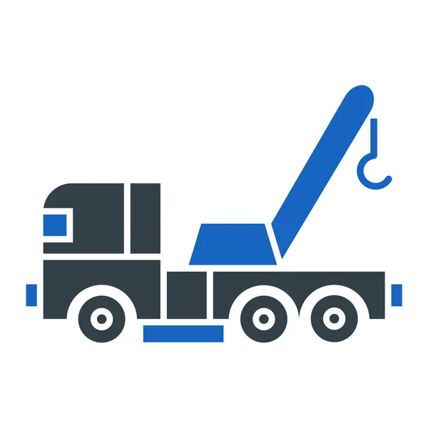 Truck Web Icon Simple Illustration — Stock Vector