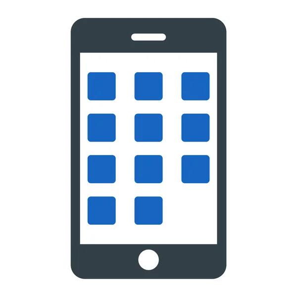 Значок Мобильного Телефона Простая Иллюстрация Векторных Значков Смартфонов Веб Дизайна — стоковый вектор