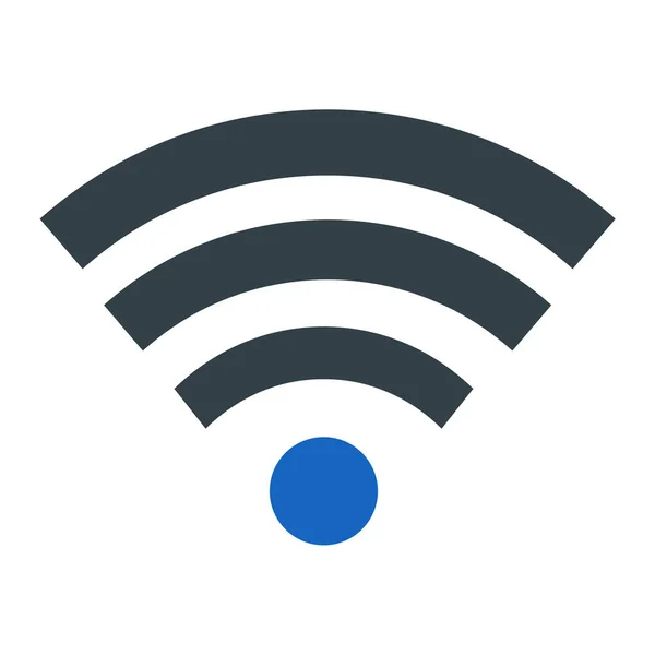 Icono Wifi Vector Ilustración — Archivo Imágenes Vectoriales