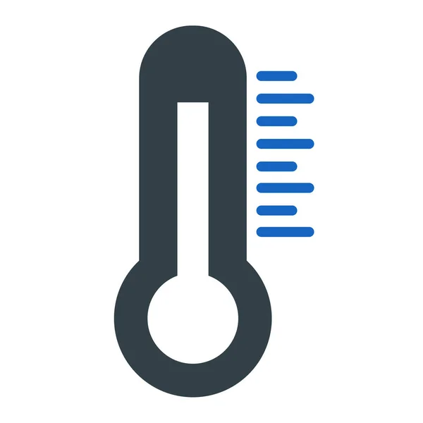 Thermometer Web Icon Simple Design — Stock Vector