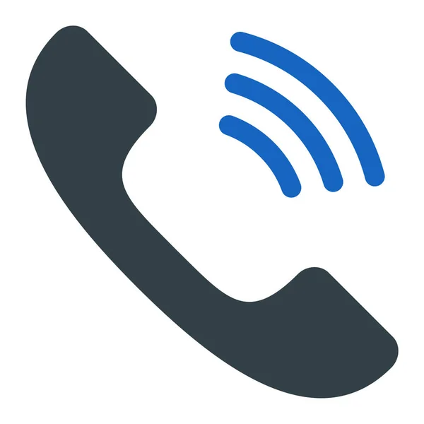 Telefonat Einfache Illustration — Stockvektor