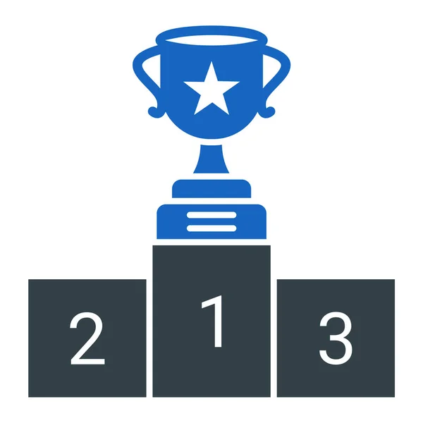 Winner Trophy Icon Simple Illustration Winners Cup Vector Icons Web — Wektor stockowy