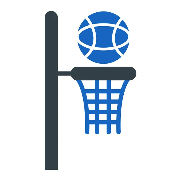 Baloncesto Bola Icono Vector Ilustración Diseño — Vector de stock