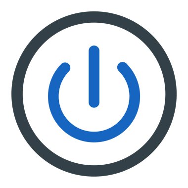 Vektör simgesine yardım. bu yuvarlak düz sembol beyaz arkaplanda kırmızı ve gri renklerle çizilir.