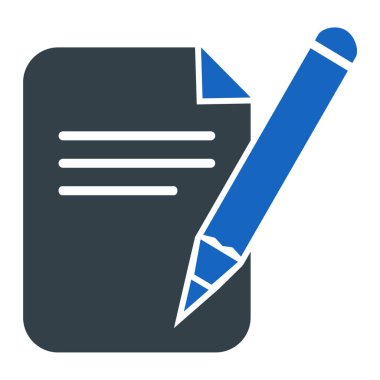 belge simgesi, vektör çizimi