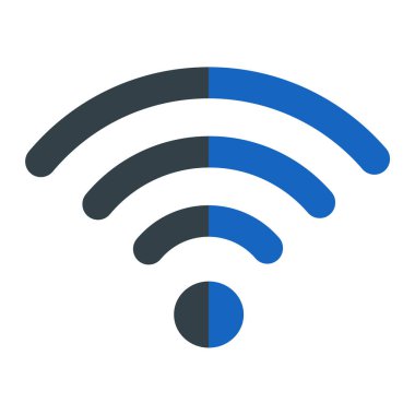 wifi simgesi vektör illüstrasyonu