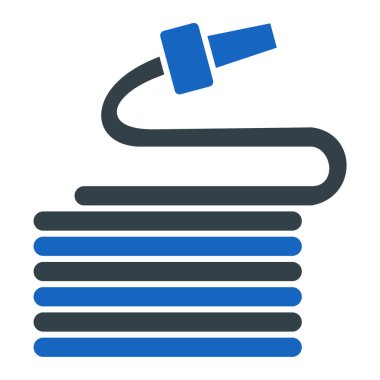 Tek bir b eksik simgesinin vektör illüstrasyonu