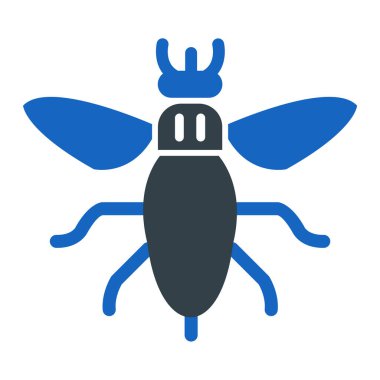 Böcek ikonu. vektör illüstrasyonu