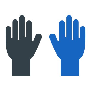 el simgesinin vektör illüstrasyonu