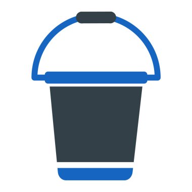 Kova. Web simgesi basit illüstrasyon