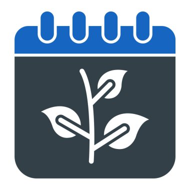 Takvim simgesi vektör illüstrasyonu