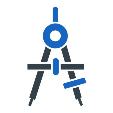 Yapı ve geliştirme ikonu vektör illüstrasyonu