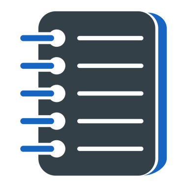 Simge vektör illüstrasyonunu listele