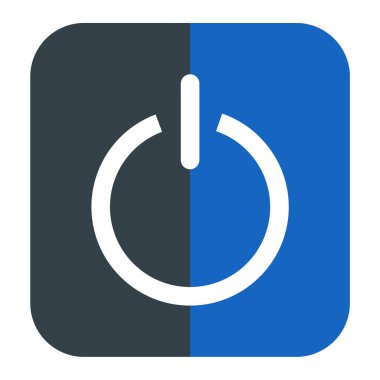 Güç. Web simgesi basit illüstrasyon