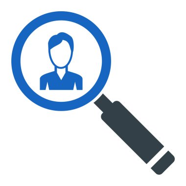 Arama simgesi vektör illüstrasyonu