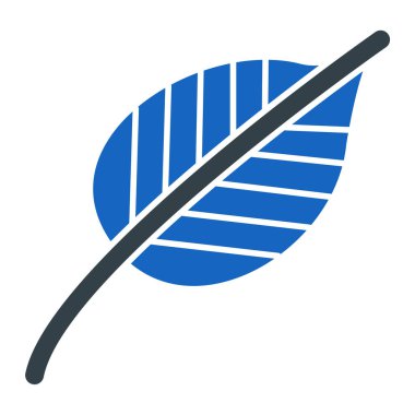 Yaprak ikonu vektör illüstrasyonu