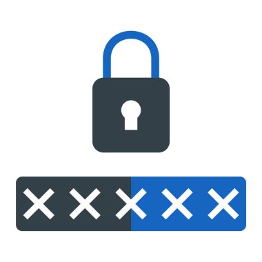 beyaz zemin üzerinde kilit simgesi