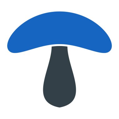 Mantar. Web simgesi basit tasarım