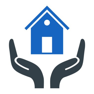 Ev Sigortası. Vektör illüstrasyonu