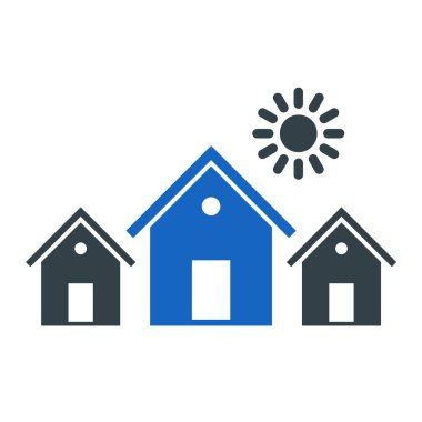 ev vektör illüstrasyonu