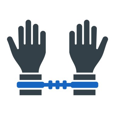 Anahtar ikonu olan bir el. vektör illüstrasyonu