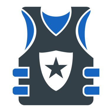 kalkan ikon vektör illüstrasyonu