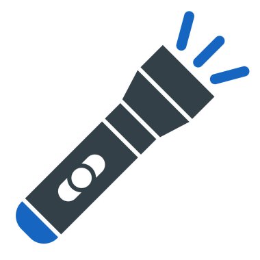 el feneri. Web simgesi basit illüstrasyon