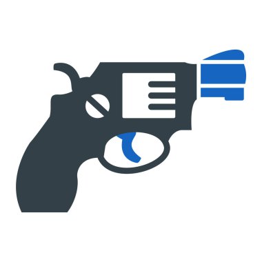 Silah ikonu. vektör illüstrasyonu