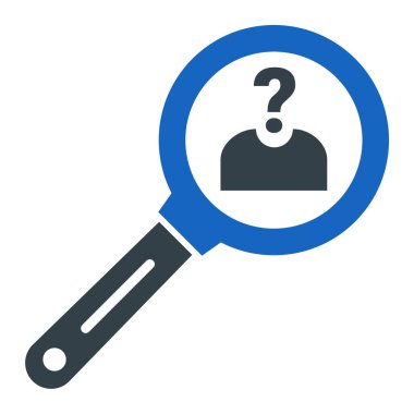 Arama simgesi vektör illüstrasyonu