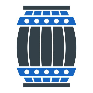 Fıçı. Web simgesi basit tasarım