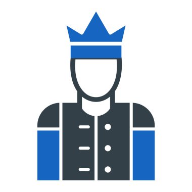 Polis memuru ikon vektör illüstrasyonu