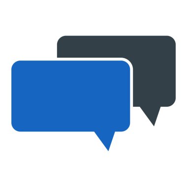 konuşma kabarcığı vektör çizimi