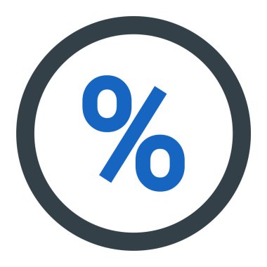 Satış vektör simgesi. biçim çift renkli düz yuvarlak sembol, yeşil ve gri renkler, beyaz arkaplan.