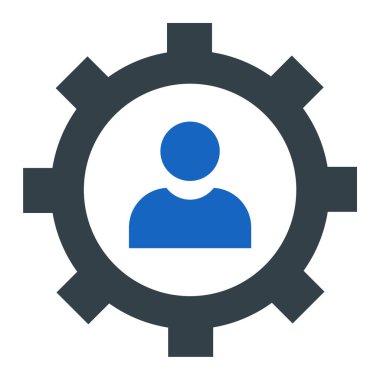 Ayarlar. Web simgesi basit illüstrasyon