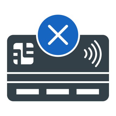 Kredi kartı vektör simgesi