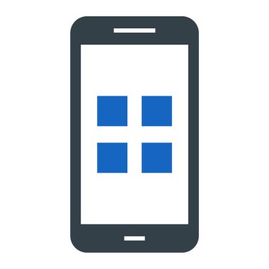 cep telefonu ikonu vektör illüstrasyonu