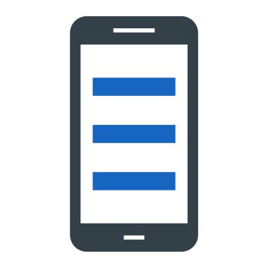 cep telefonu ikonu vektör illüstrasyonu