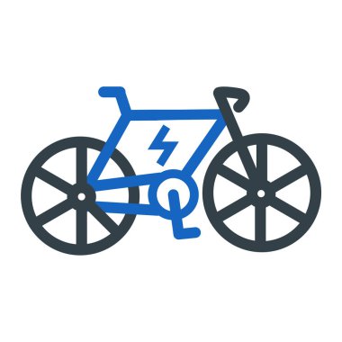 bisiklet ikonu vektör illüstrasyonu