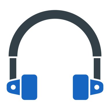 Kulaklık. Web simgesi basit tasarım