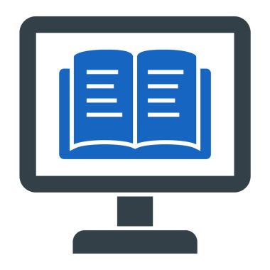 Bilgisayar. Web simgesi basit illüstrasyon