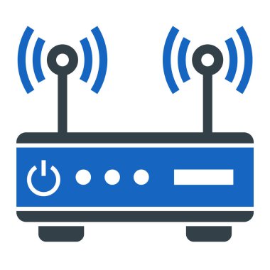 Wi-fi yönlendirici. Basit resimleme