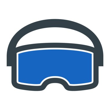 Gözlükler. Web simgesi basit illüstrasyon