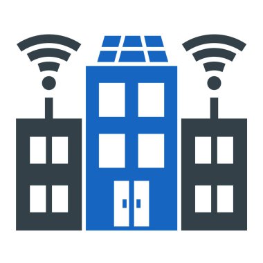 Kablosuz. Web simgesi basit illüstrasyon