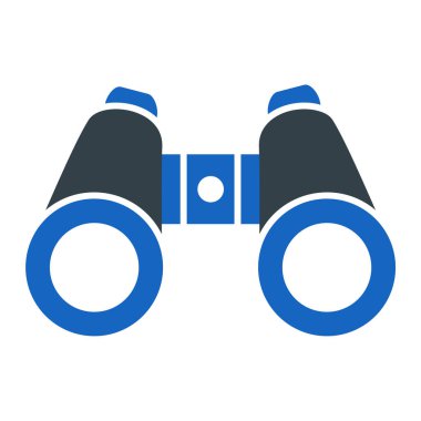 dürbün simgesi vektör illüstrasyonu