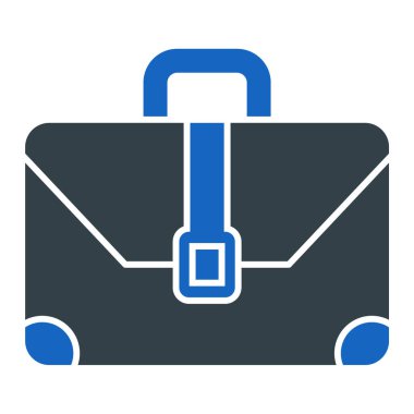 evrak çantası ikonu vektör illüstrasyonu