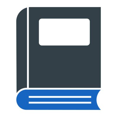 Kitap. Web simgesi basit illüstrasyon