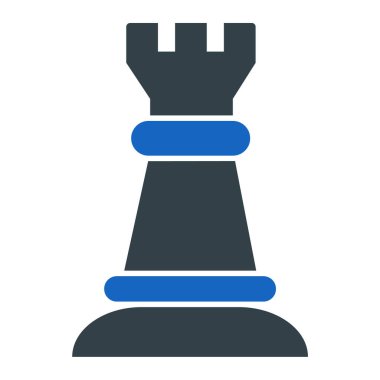 Satranç. Web simgesi basit illüstrasyon