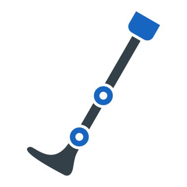 Tek izole edilmiş simge ögesinin vektör illüstrasyonu