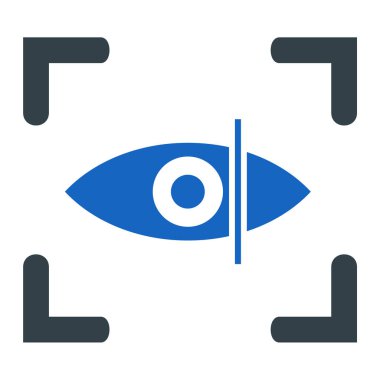 göz vektör simgesi modern basit tasarım